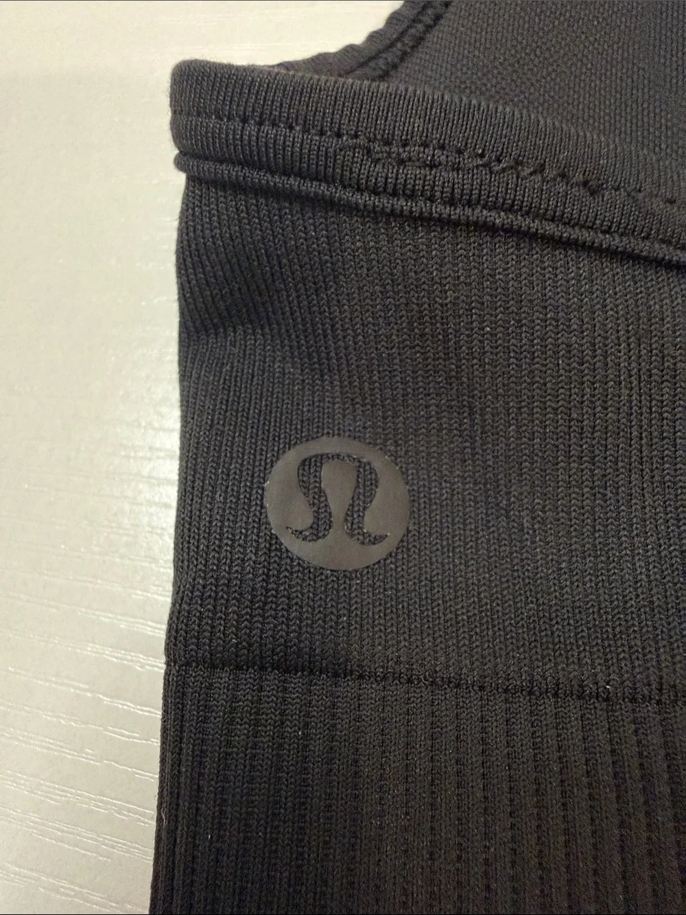 Lululemon Ebb To Street Bra Long Line - Black - Yoga High Neck A/B Cup
